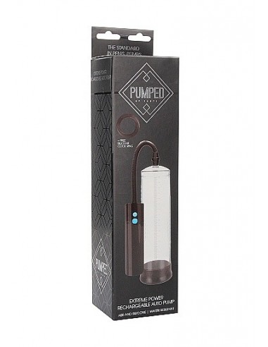 Pompka Erekcyjna Do Penisa Extreme Power Rechargeable Auto Pump - Transparent - Pompki erekcyjne i powiększające penisa - 2