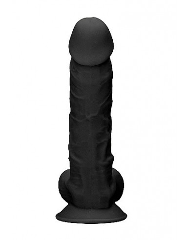 Realistyczne Dildo Silicone With Balls - 22,8 Cm - Black - Dilda realistyczne - 6
