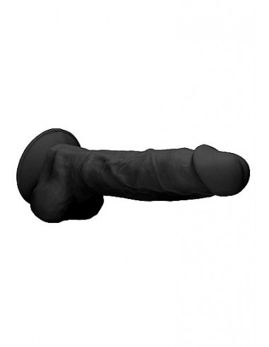 Realistyczne Dildo Silicone With Balls - 22,8 Cm - Black - Dilda realistyczne - 8