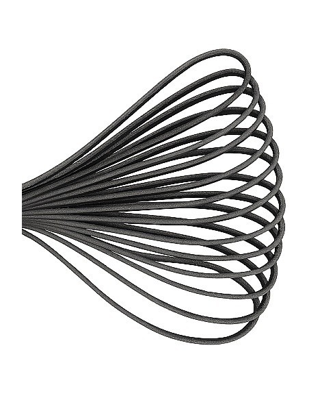 Packa do klapsów Wooden Handle Belt Whip Flogger Leather - Black - Baty, pejcze i packi - 7