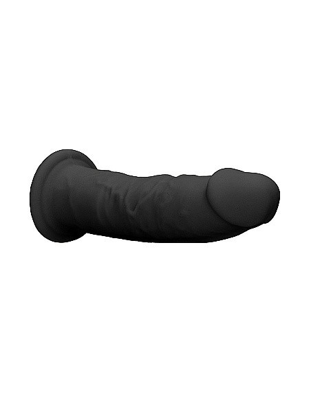 Realistyczne Dildo Silicone Without Balls - 15,3 Cm - Black - Dilda realistyczne - 8