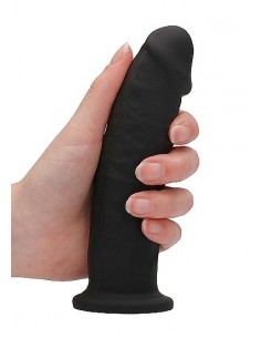 Realistyczne Dildo Silicone Without Balls - 15,3 Cm - Black - Dilda realistyczne - 1