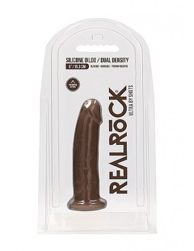 Realistyczne Dildo Silicone Without Balls - 15,3 Cm - Brown - Dilda realistyczne - 2