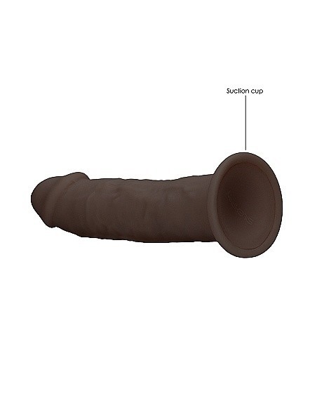 Realistyczne Dildo Silicone Without Balls - 15,3 Cm - Brown - Dilda realistyczne - 7