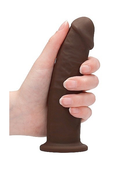 Realistyczne Dildo Silicone Without Balls - 15,3 Cm - Brown - Dilda realistyczne - 1