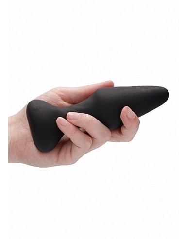Wibrujący korek analny NO. 81 - Rechargeable Remote Controlled Self Penetrating Butt Pl - Kulki i korki analne wibrujące - 9