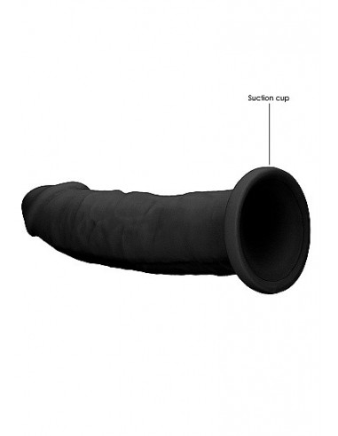 Realistyczne Dildo Silicone Without Balls - 22,8 Cm - Black - Dilda realistyczne - 7
