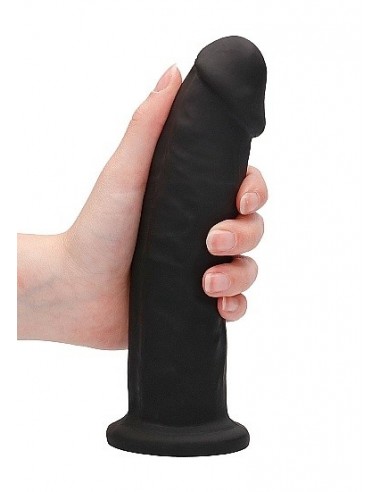 Realistyczne Dildo Silicone Without Balls - 22,8 Cm - Black - Dilda realistyczne - 1