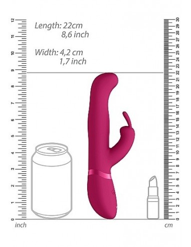 Wibrator Króliczek Izara - Rotating Beads Rabbit - Pink - Wibratory Króliczki - 9