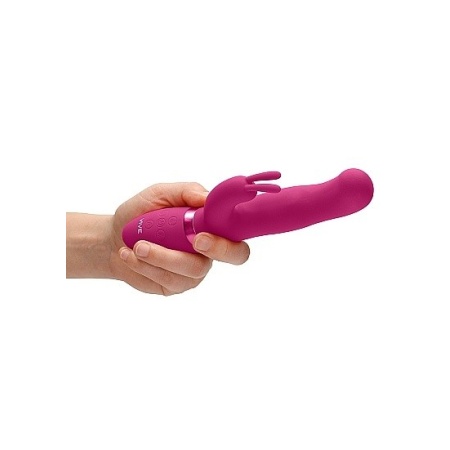Wibrator Króliczek Izara - Rotating Beads Rabbit - Różowy - 13