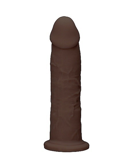 Realistyczne Dildo Silicone Without Balls - 22,8 Cm - Brown - Dilda realistyczne - 6