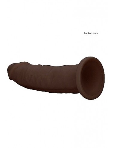 Realistyczne Dildo Silicone Without Balls - 22,8 Cm - Brown - Dilda realistyczne - 7