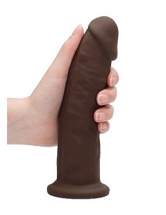 Realistyczne Dildo Silicone Without Balls - 22,8 Cm - Brown - Dilda realistyczne - 1