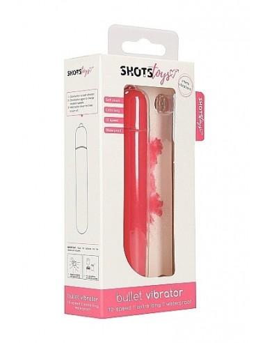 Wibrator Bullet Vibrator - Extra Long - Pink - Wibratory Klasyczne - 2