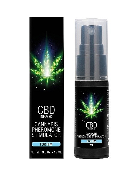 Feromony dla mężczyzn CBD Cannabis 15ml - Lubrykanty, feromony i olejki do masażu CBD - 1