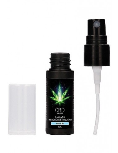 Feromony dla mężczyzn CBD Cannabis 15ml - Lubrykanty, feromony i olejki do masażu CBD - 3