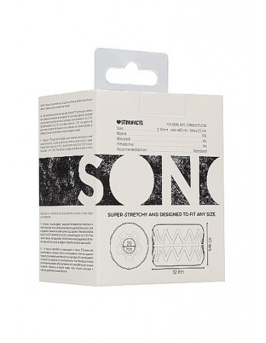 Masturbator N0. 92 - Reversible Bumper - Transparent - Masturbatory i Sztuczne pochwy - 3