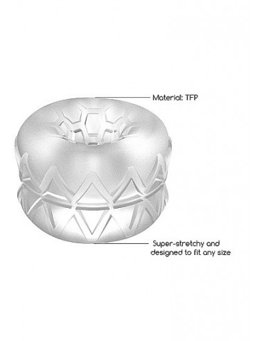 Masturbator N0. 92 - Reversible Bumper - Transparent - Masturbatory i Sztuczne pochwy - 5