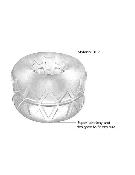 Masturbator N0. 92 - Reversible Bumper - Transparent - Masturbatory i Sztuczne pochwy - 5