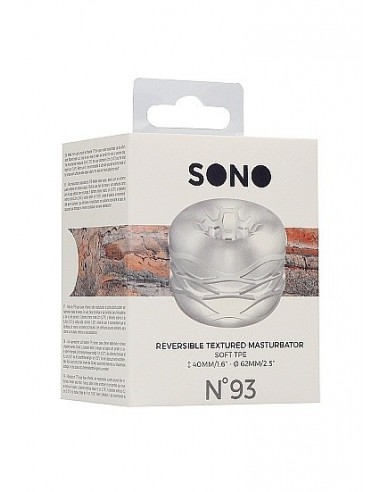 Masturbator N0. 93 - Reversible Bumper - Transparent - Masturbatory i Sztuczne pochwy - 2