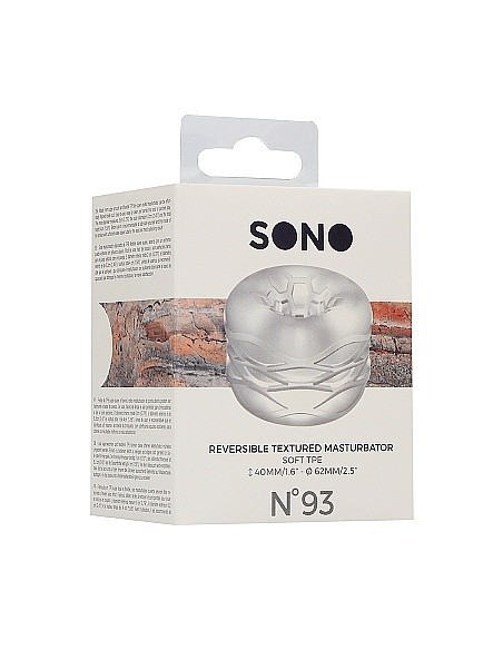 Masturbator N0. 93 - Reversible Bumper - Transparent - Masturbatory i Sztuczne pochwy - 2