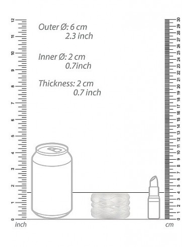 Masturbator N0. 93 - Reversible Bumper - Transparent - Masturbatory i Sztuczne pochwy - 3