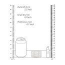 Masturbator N0. 93 - Reversible Bumper - Transparent - 3
