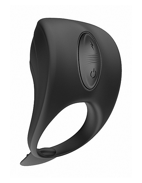 Pierścien erekcyjny wibrujący C-spot Massager - Czarny - Pierścienie erekcyjne wibrujące - 1