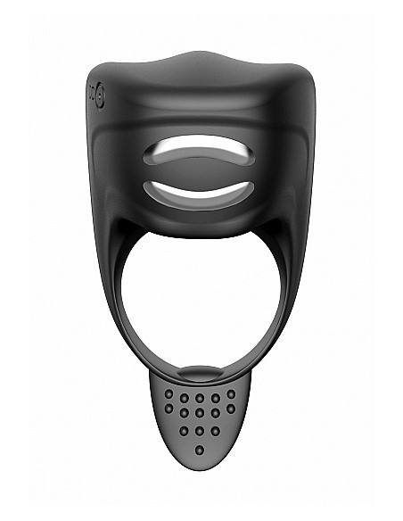 Pierścien erekcyjny wibrujący C-spot Massager - Czarny - Pierścienie erekcyjne wibrujące - 4