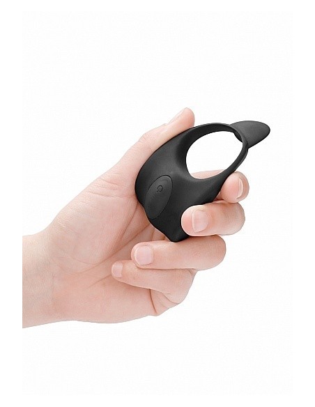 Pierścien erekcyjny wibrujący C-spot Massager - Czarny - Pierścienie erekcyjne wibrujące - 6