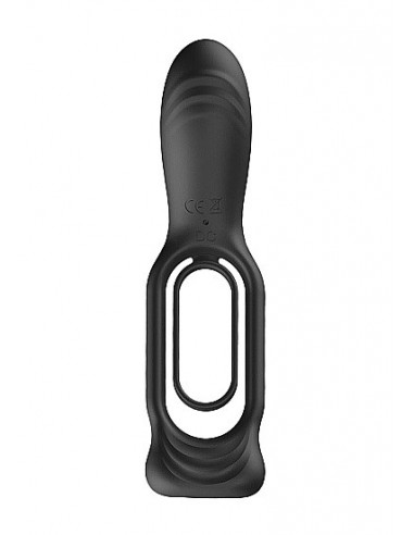 Pierścien erekcyjny wibrujący N0. 88 Rechargeable Czarny - Pierścienie erekcyjne wibrujące - 6