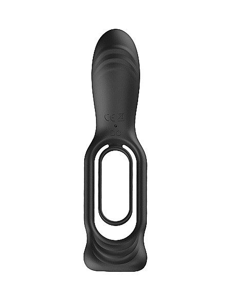 Pierścien erekcyjny wibrujący N0. 88 Rechargeable Czarny - Pierścienie erekcyjne wibrujące - 6