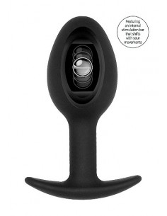 Korek analny zatyczka N0. 89 - Self Penetrating Butt Plug - Black - Korki analne silikonowe - 1