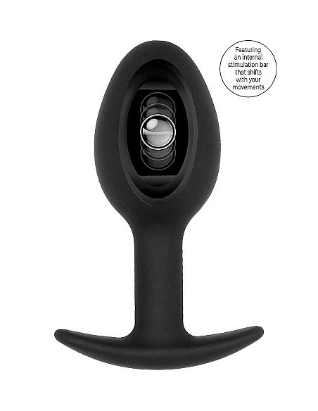 Korek analny zatyczka N0. 89 - Self Penetrating Butt Plug - Black - Korki analne silikonowe - 1