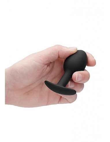 Korek analny zatyczka N0. 89 - Self Penetrating Butt Plug - Black - Korki analne silikonowe - 5