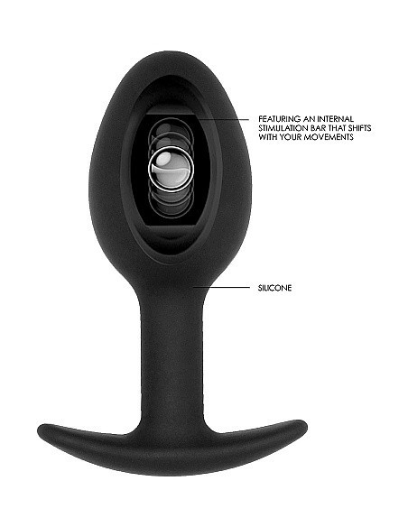 Korek analny zatyczka N0. 89 - Self Penetrating Butt Plug - Black - Korki analne silikonowe - 6