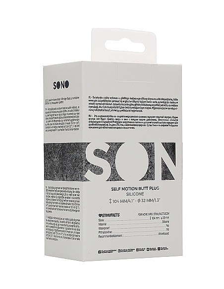 Korek analny zatyczka N0. 90 - Self Penetrating Butt Plug - Black - Korki analne silikonowe - 3