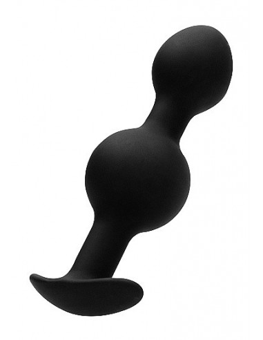 Korek analny zatyczka N0. 90 - Self Penetrating Butt Plug - Black - Korki analne silikonowe - 5