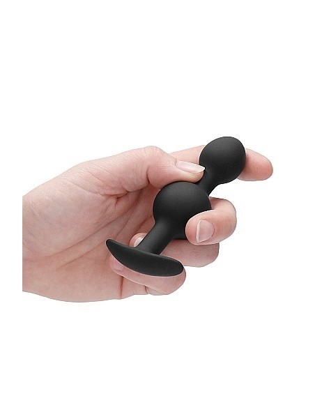 Korek analny zatyczka N0. 90 - Self Penetrating Butt Plug - Black - Korki analne silikonowe - 6