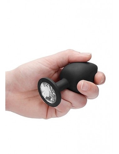 Korek analny zatyczka N0. 91 - Self Penetrating Butt Plug - Black - Korki analne silikonowe - 5