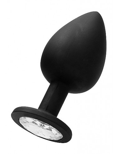 Korek analny zatyczka N0. 91 - Self Penetrating Butt Plug - Black - Korki analne silikonowe - 6