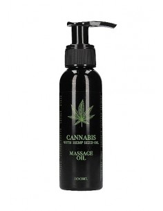 Olejek do masażu Cannabis With Hemp Seed Oil 100 ml - Olejki i żele do masażu - 1