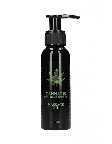 Olejek do masażu Cannabis With Hemp Seed Oil 100 ml - Olejki i żele do masażu - 1