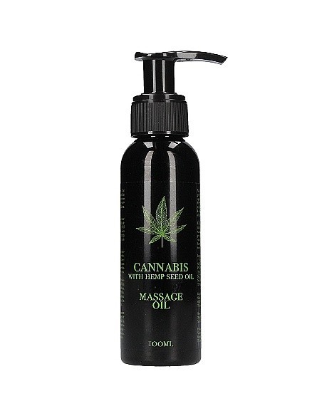 Olejek do masażu Cannabis With Hemp Seed Oil 100 ml - Olejki i żele do masażu - 1