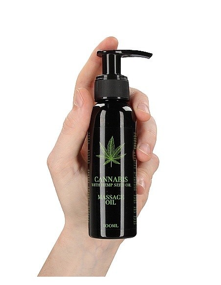 Olejek do masażu Cannabis With Hemp Seed Oil 100 ml - Olejki i żele do masażu - 3
