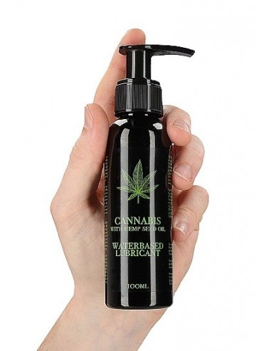 Wodny lubrykant Cannabis With Hemp Seed Oil 100 ml - Lubrykanty do seksu klasycznego - 3