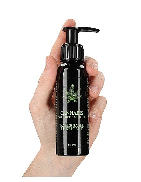 Wodny lubrykant Cannabis With Hemp Seed Oil 100 ml - Lubrykanty do seksu klasycznego - 3