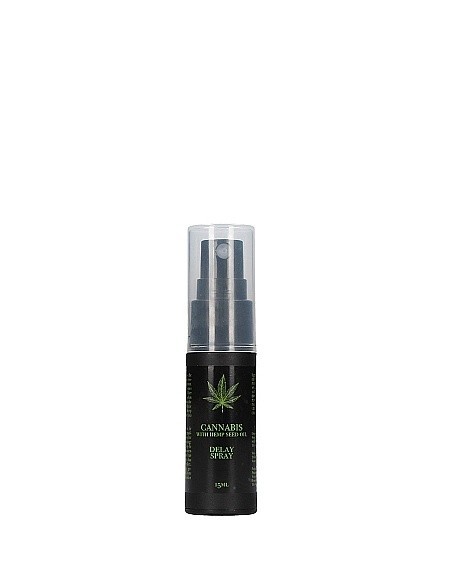 Spray na opóźnienie wytrysku Cannabis With Hemp Seed Oil 15 ml - Środki na opóźnienie wytrysku - 1