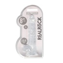 Realistyczne Dildo 8" / 20 cm With Balls - Transparent - 2