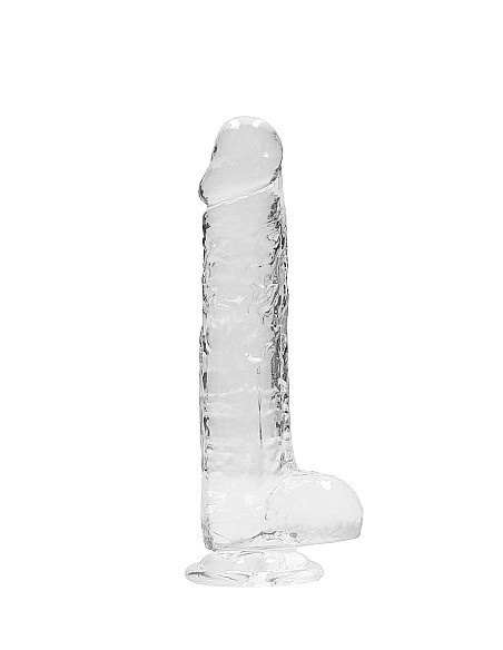 Realistyczne Dildo 8" / 20 Cm With Balls - Transparent - Dilda realistyczne - 5